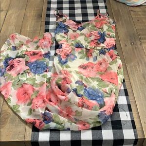 Floral floorlength dress